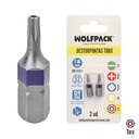 Puntas Destornillador Torx 10 Inviolable (2 Piezas). Acero S2 al Cromo Vanadio. Puntas Hexagonales, Destorpuntas,