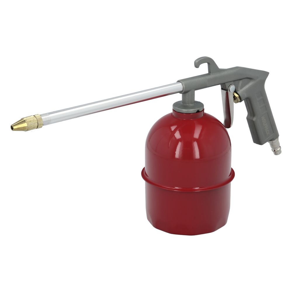 [17020132] Pistola Petrolear Neumatica Con Deposito Inferior y Adaptador Rapido, Pistola Limpieza Motores, Pistola Petrolear Neumatica