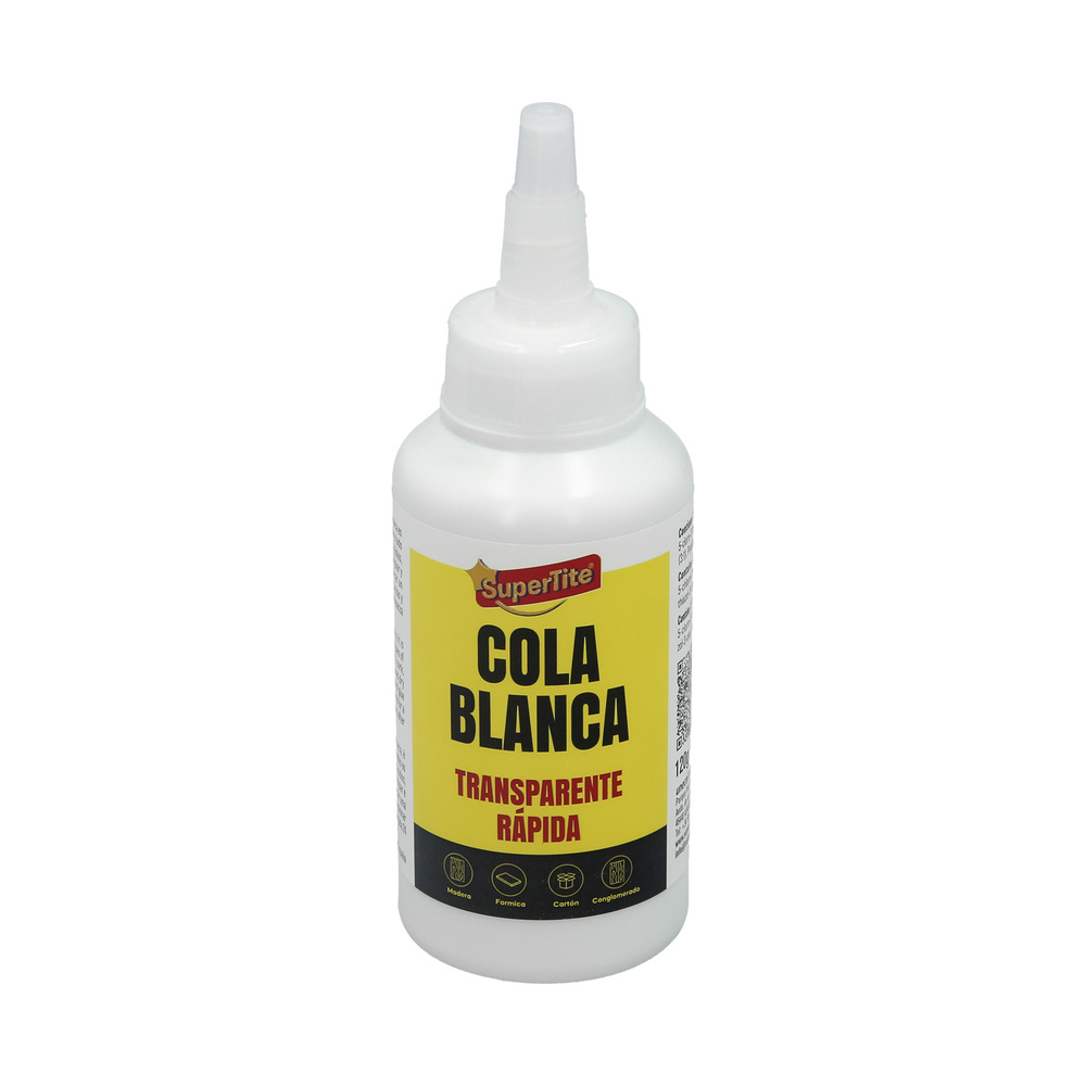 Cola Blanca Transparente Botella 120 Gr.