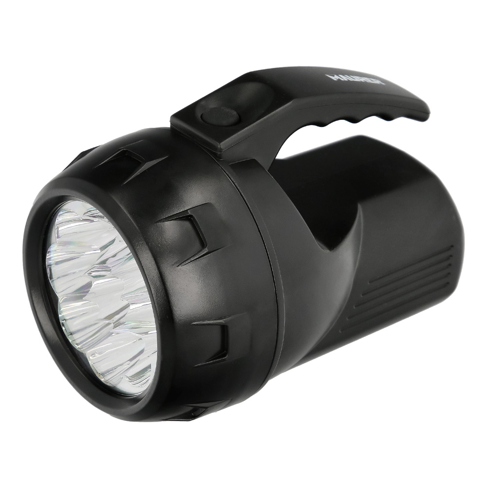 [19041030] Linterna LED De Mano Con Asa A Pilas (4 AA) 60 Lumenes 9 Leds (9 Watt.)