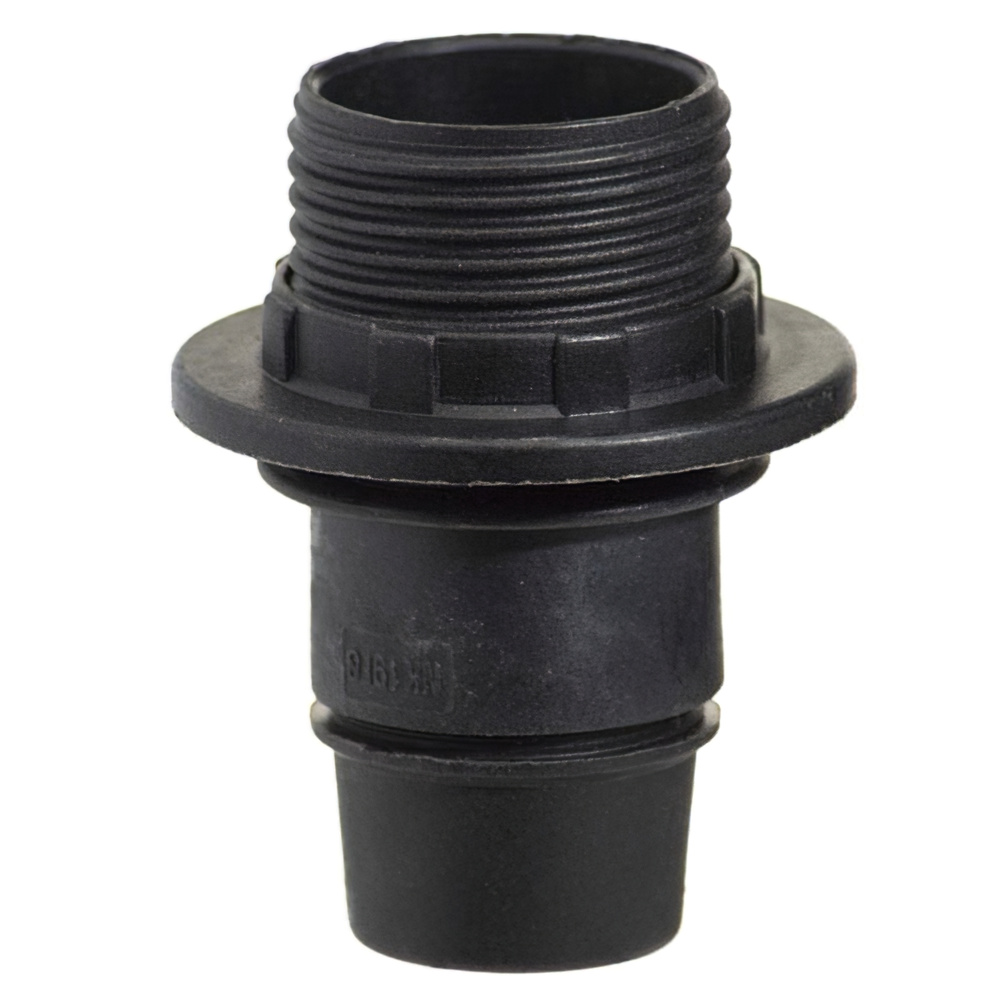 [19110125] Portalamparas 4 A. E-14 Con Rosca + Arandela Negro