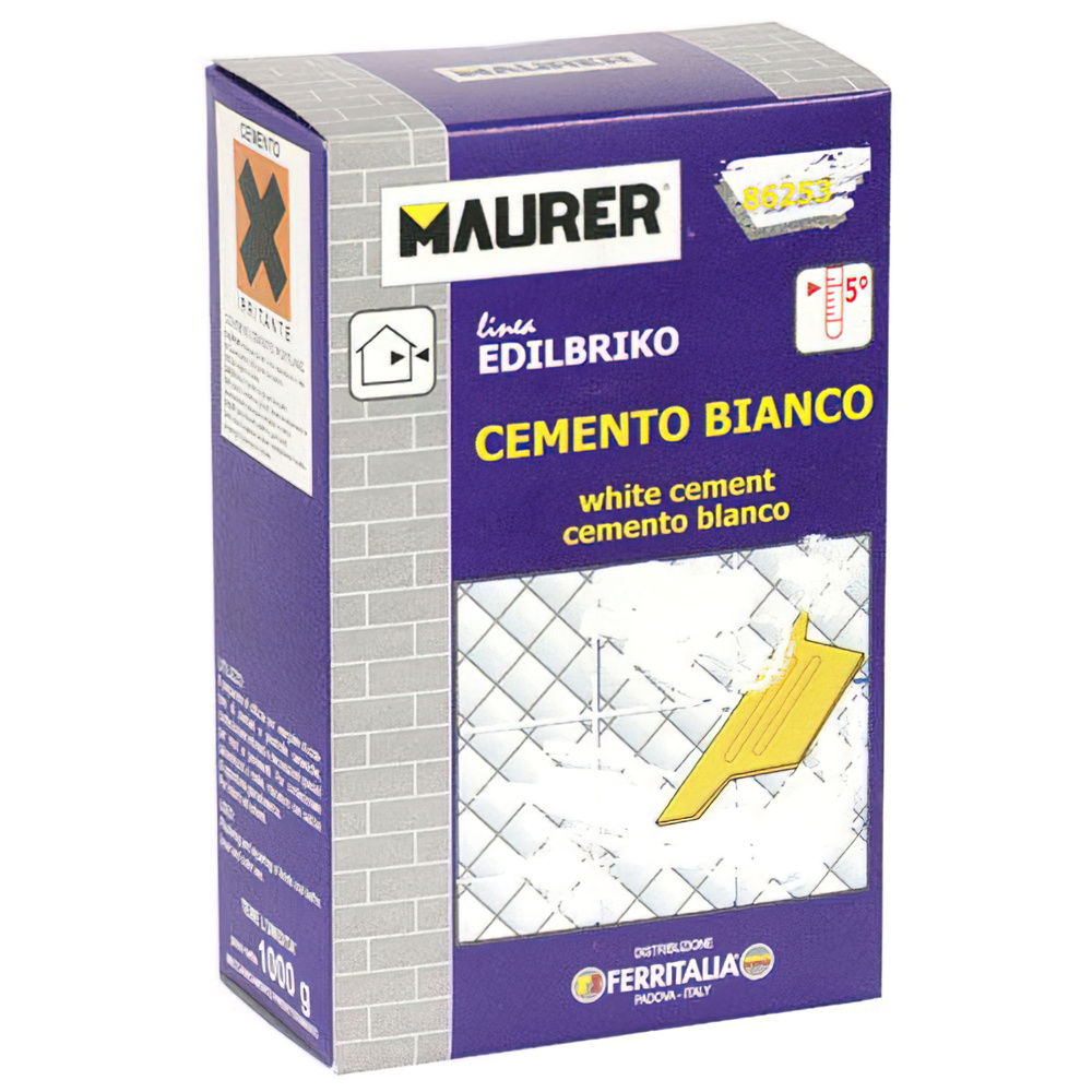 [14010302] Edil Cemento Blanco Maurer (Caja 5 kg.)