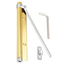 Muelle Puerta Wolfpack Aluminio Anodizado Dorado (Blister 1 Pieza)