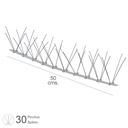 Pincho Anti Paloma 0,5 Metros Polietileno Pincho Doble 30 Pinchos
