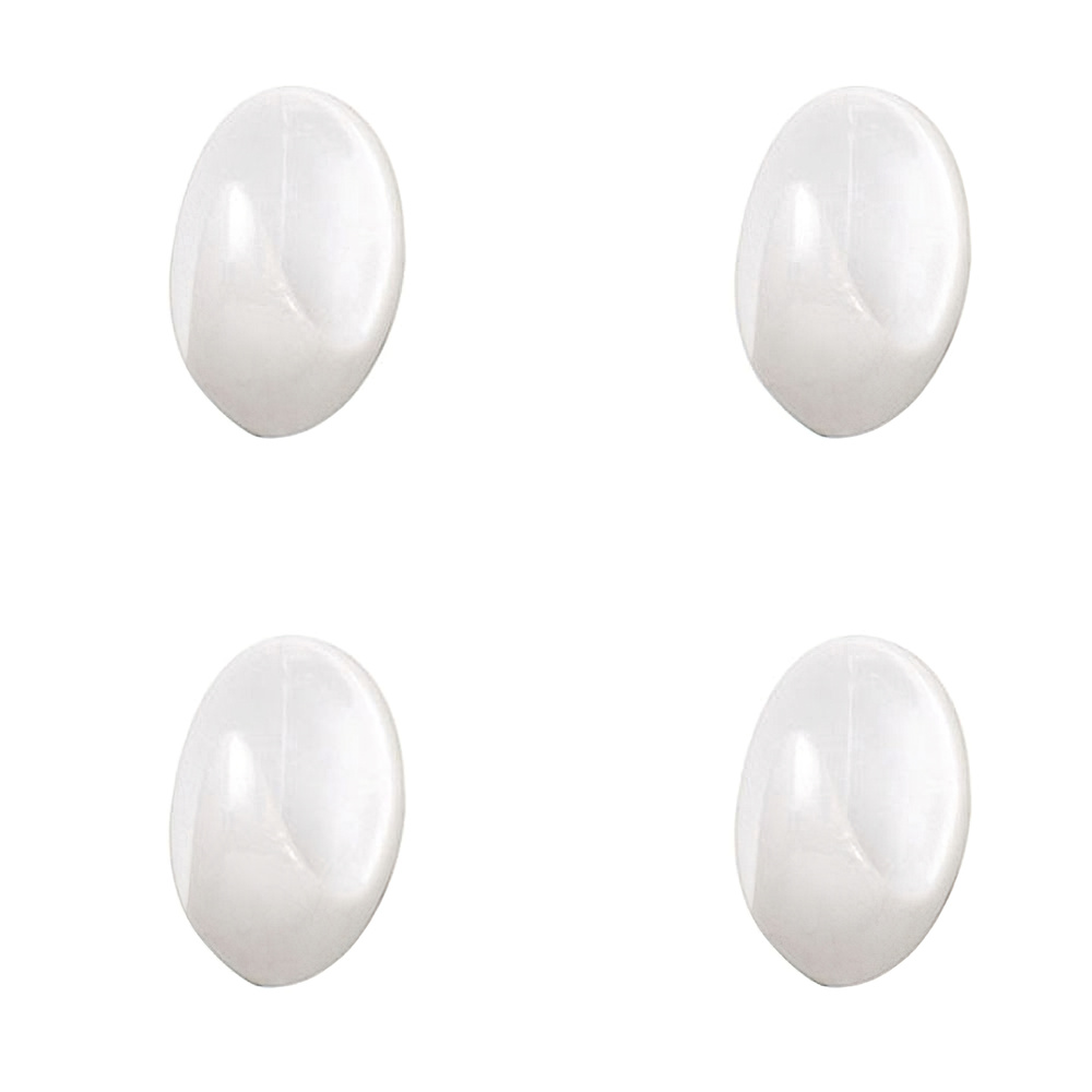 Colgador Oryx Blanco Pequeño (Blister 4 Unidades ) Adhesivo