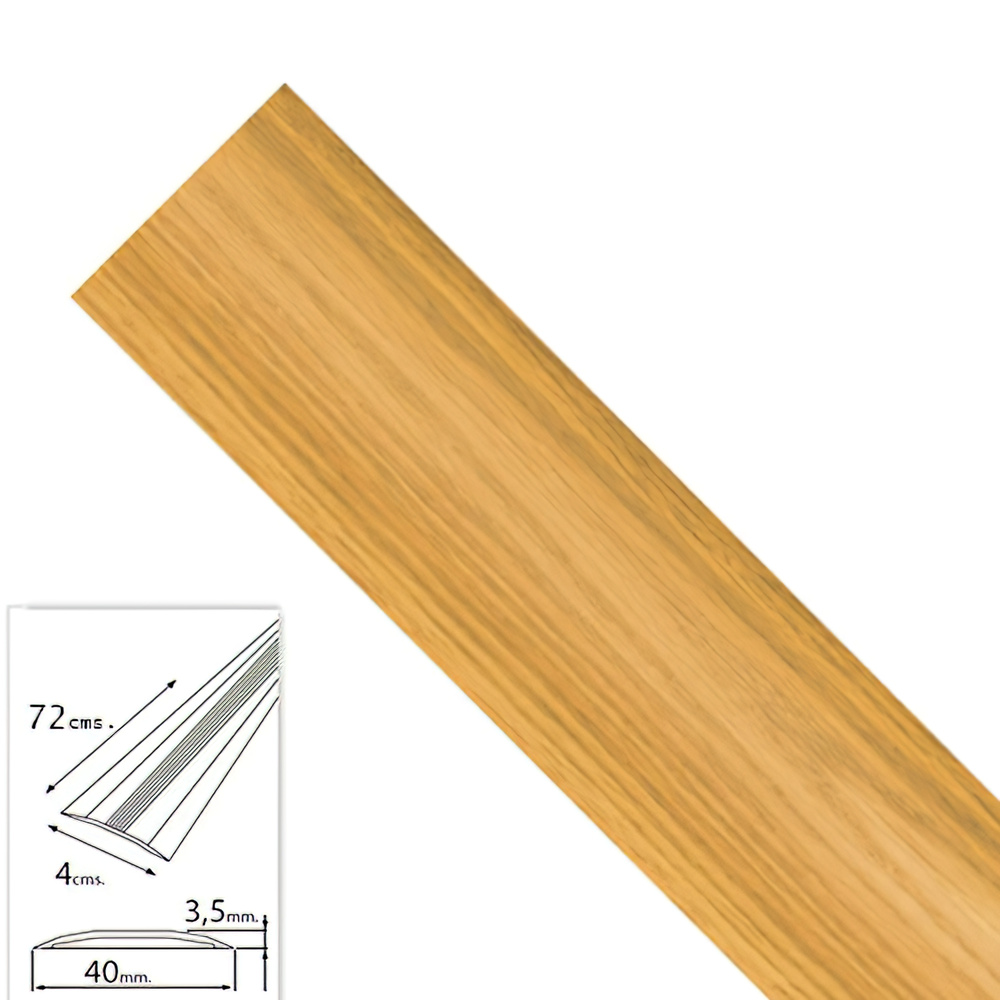 [2541125] Tapajuntas Adhesivo Para Moquetas Metal Roble   82,0 cm.