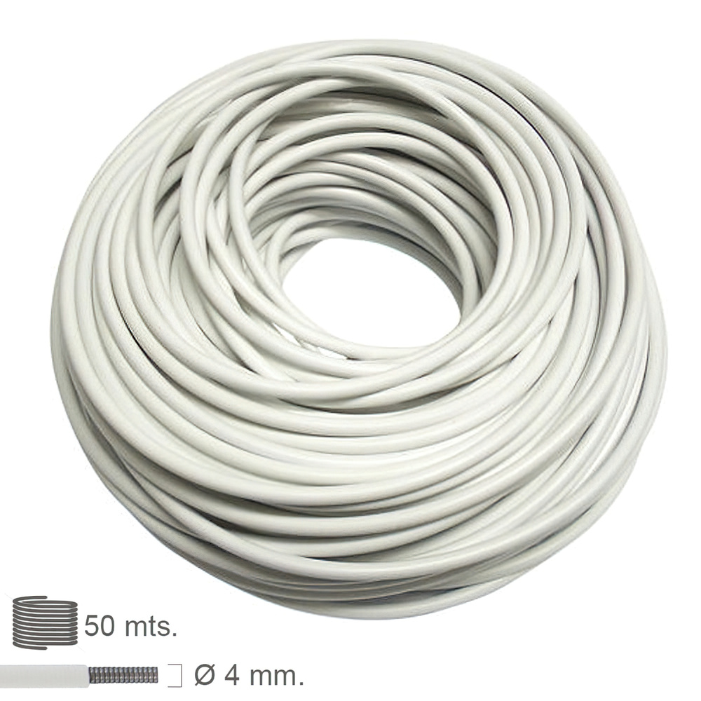 [1010090] Gusanillo Espiral Visillo Forrado (Rollo 50 metros)