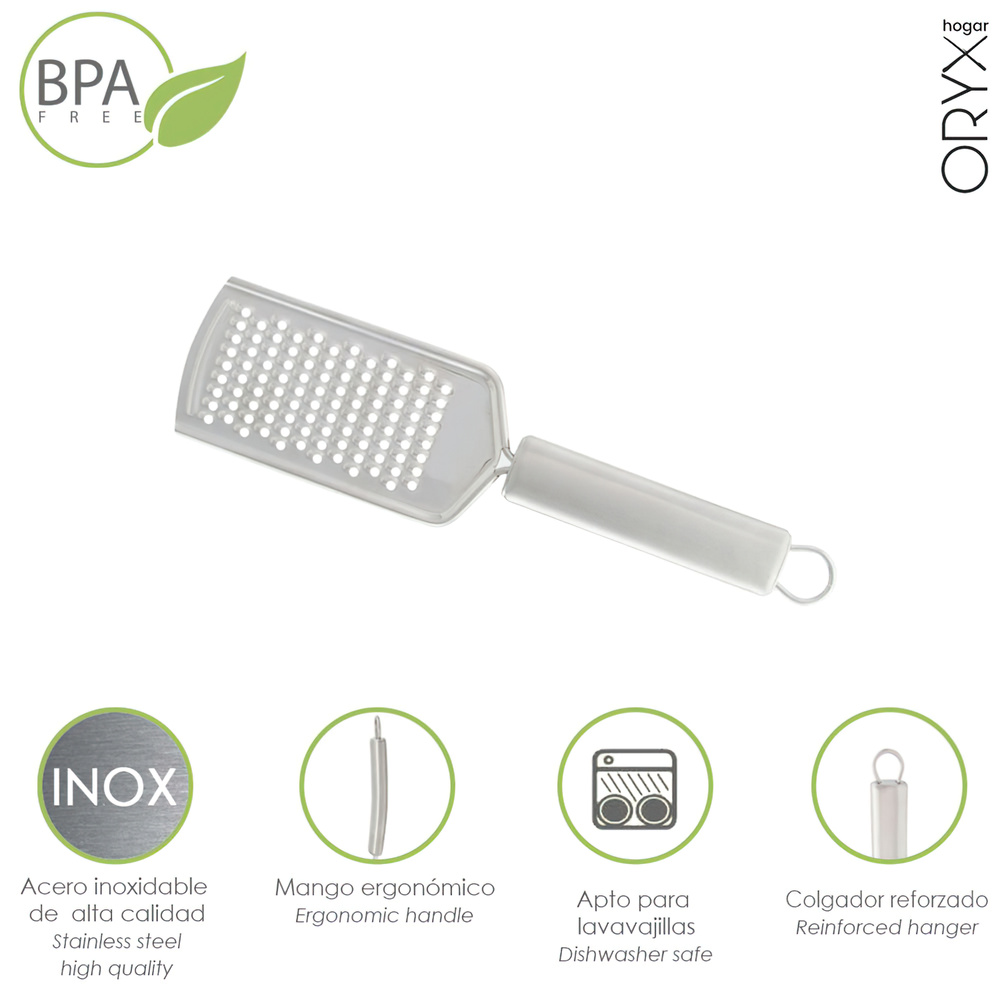 Rallador Acero Inoxidable 6 x 23 (Alt.) cm.