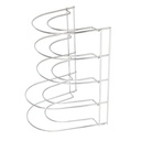 Soporte Vertical 5 Niveles Para Sartenes, Tapaderas, Acero Cromado