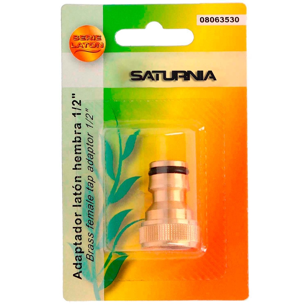 [8063530] Adaptador Manguera Laton  1/2" Hembra, Adaptador Grifo, Conector Grifo A Conector Rapido