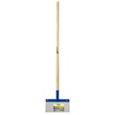 Rascador / Rasqueta Para Techos, Suelos, Paredes 300x150 mm. Con Mango Madera 1200 mm. Fabricado en Acero