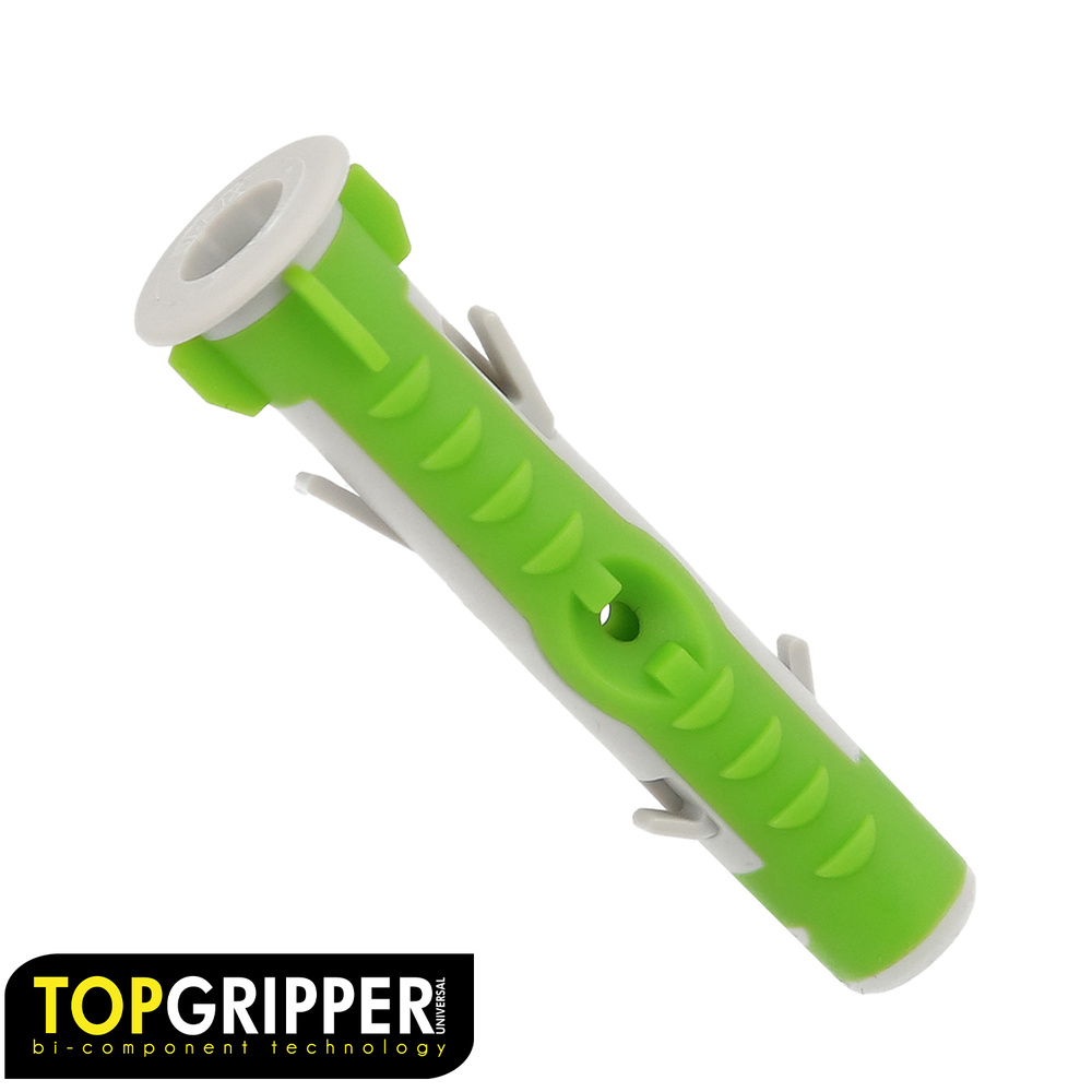 [13136020] Taco Topgripper Bimaterial Ø 8 mm. (Caja 100 unidades) Taco Anclaje Universal, Taco Hormigon, Taco Pladur, Taco Ladrillo
