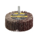 Abanico Lija Grano 40 Medida Ø 80 x 40 mm. Disco Abrasivo Laminas, Ruedas Mil Hojas, Ruedas Abrasivas,Lijado,Desbaste,Pulir