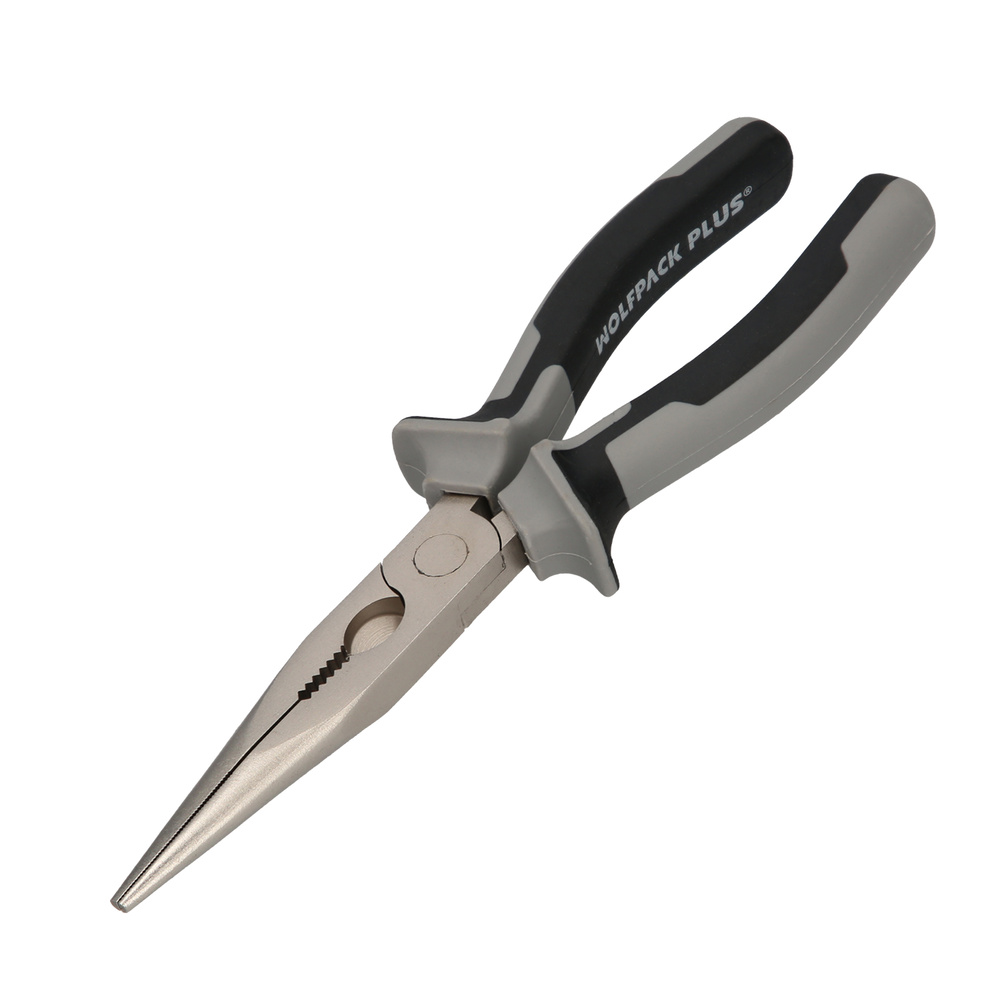 [2325820] Alicates Boca Recta 200 mm. Acero Cromo Vanadio DIN-ISO 5745 Alicates Punta Recta, Alicates Boca Recta Larga,