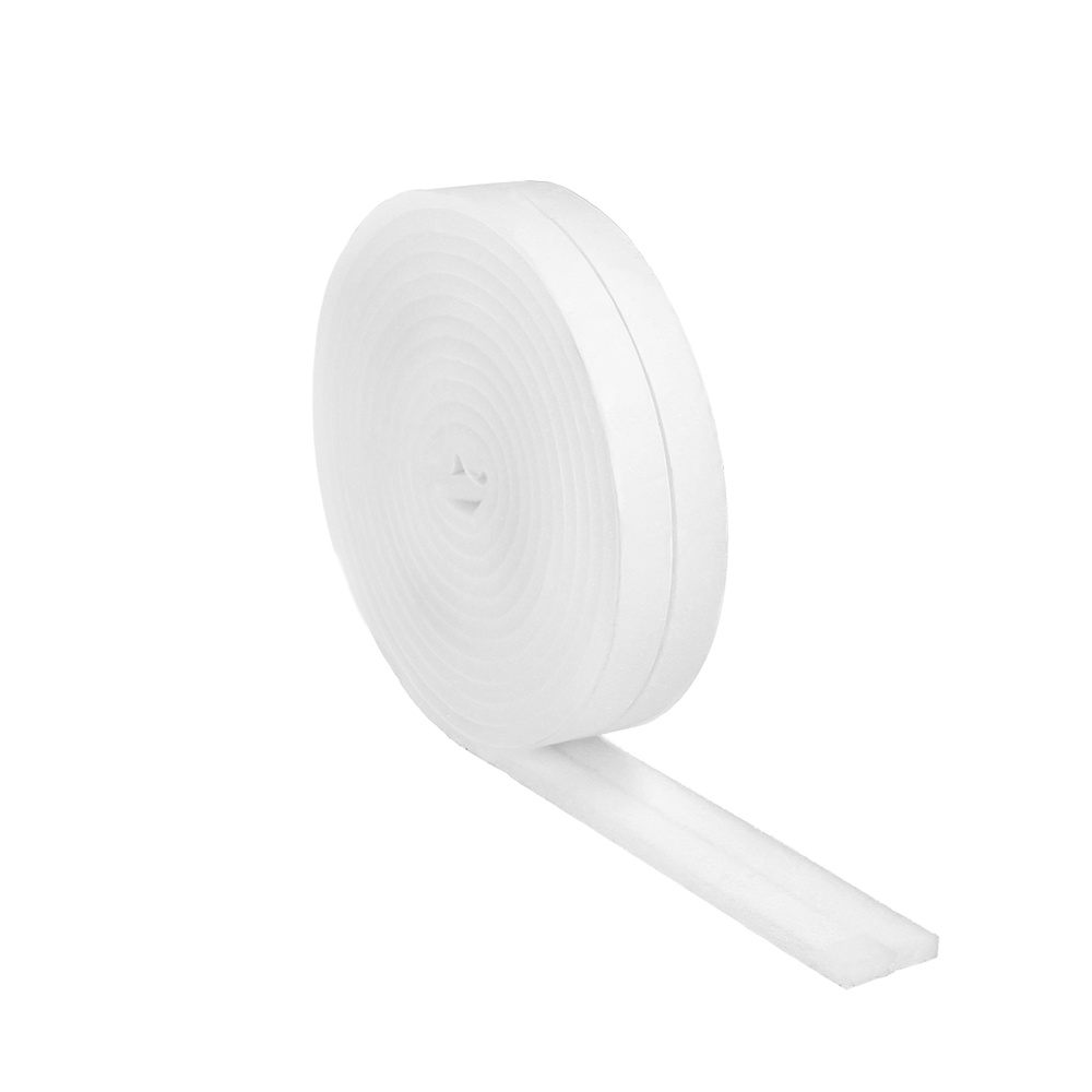 [5190106] Burlete Espuma Blanco Rollo 8 metros. x 15 mm. Auto Adhesivo Protege Frio, Corrientes Aire, Humedad. Burlete Puerta y Ventana