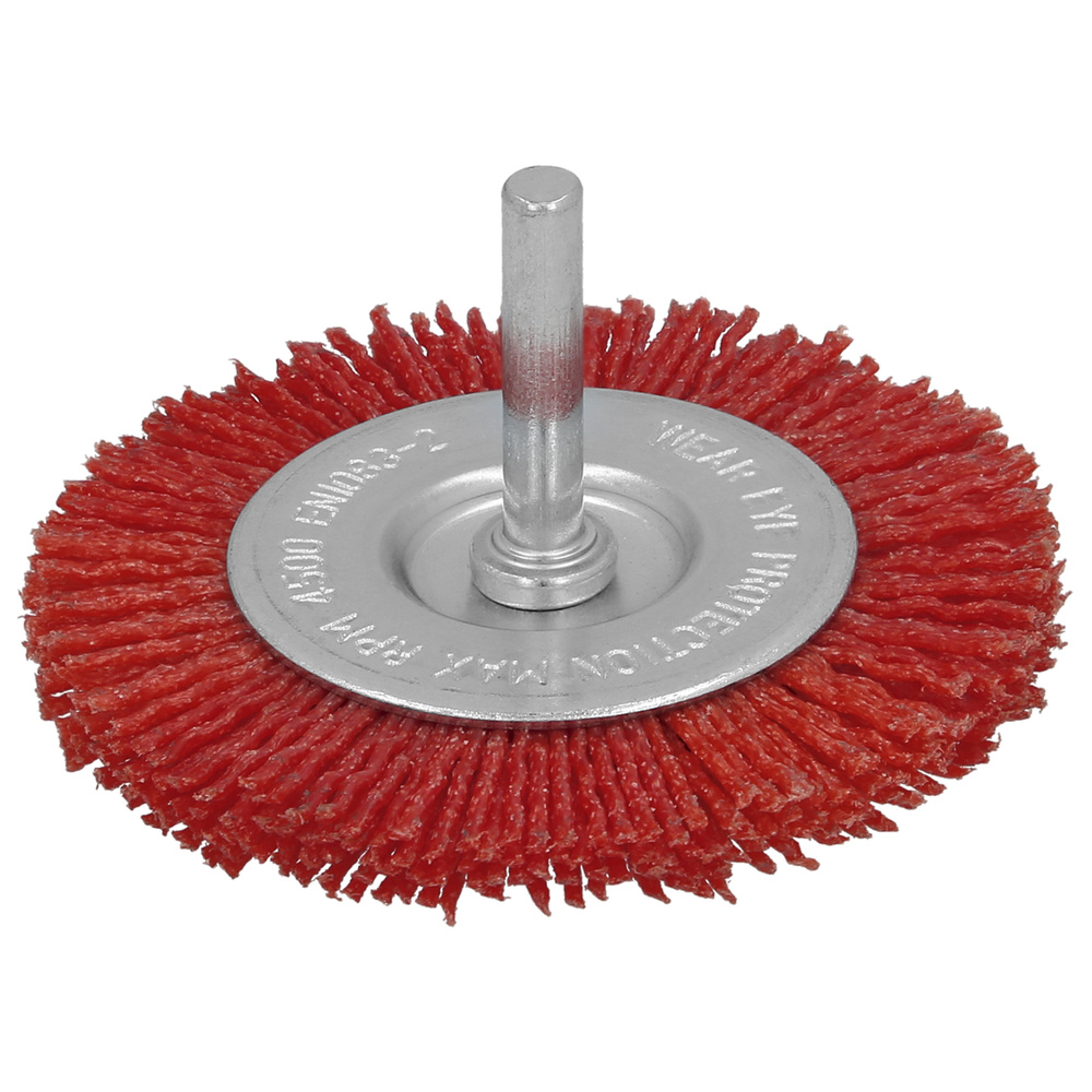 [9100755] Cepillo Nylon Disco Ø100 mm. 1/4". Lijar y Pulir Madera, Metal, Acero Inoxidable, Cepillo Taladro, Cepillo Pulir, Cepillo Lijar