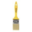Paletina Profesional Cerda Blanca Ancho 50 mm. Cerdas Naturales Mango Plastico Ergonomico, Brocha Pintor, Pincel Pintura