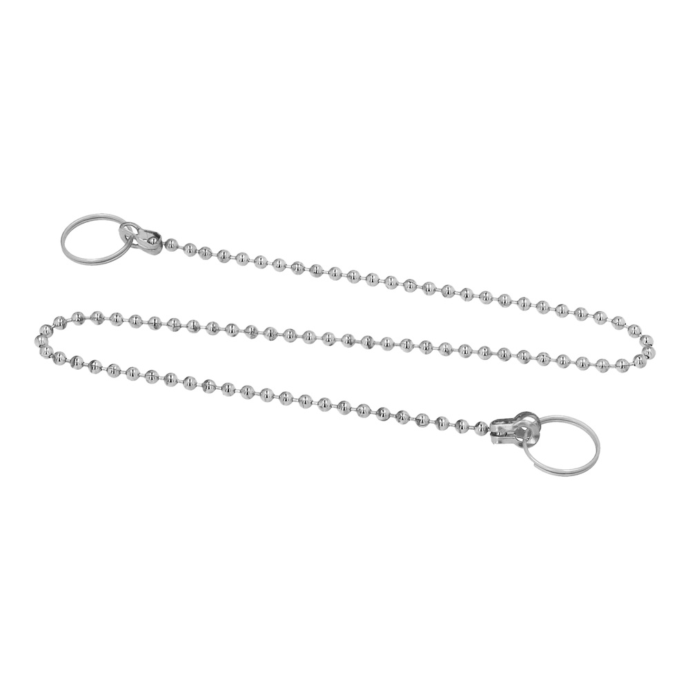 [4116505] Cadena De Bolas 380 mm. Cadena Para Tapon Lavabo, Cadena Tapon Fregadero,