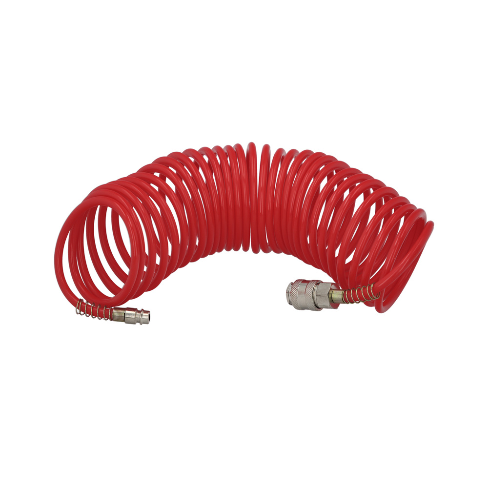 [17020142] Manguera Espiral Aire Comprimido  7,5 metros Adaptador Rápido