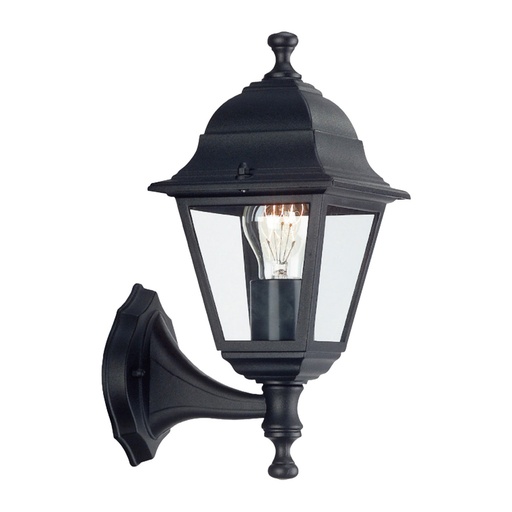 [8193012] Farol Jardin Soporte Bajo Negro.