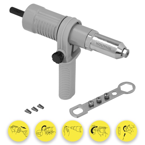 [2320163] Kit Remachadora Para Taladro