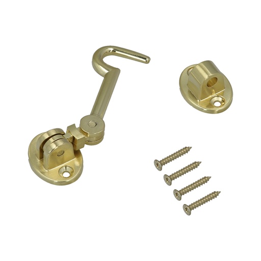 [3048005] Aldabillas   Multiusos Reforzada Con Tornillos 100 Mm Latón Pulido