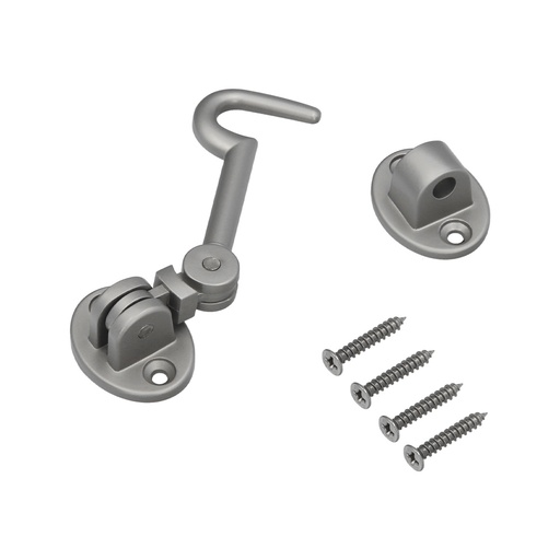[3048010] Aldabillas   Multiusos Reforzada Con Tornillos 100 Mm Latón Niquelado Mate