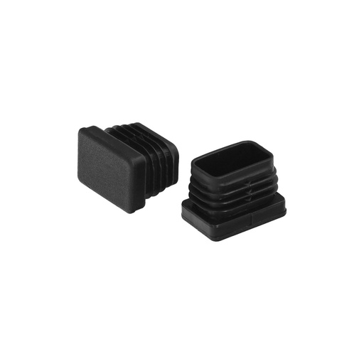[5330550] Contera Plástico Rectangular Interior. Color Negro 30x20 mm Bolsa 200 Unidades.