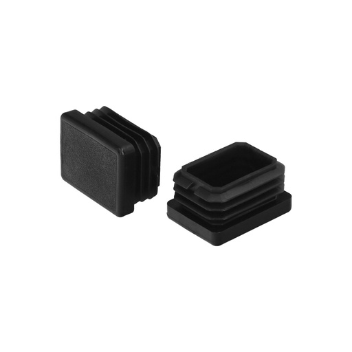 [5330554] Contera Plástico Rectangular Interior. Color Negro 40x30 mm Bolsa 200 Unidades.