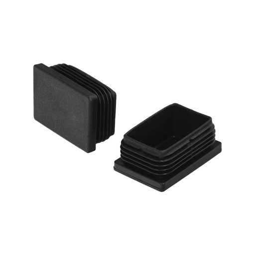 [5330558] Contera Plástico Rectangular Interior. Color Negro 60x40 mm Bolsa 100 Unidades.
