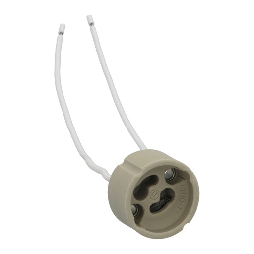 [19090422] Portalamparas GU-10 Ceramico Para Bombillas Halogenas / LED
