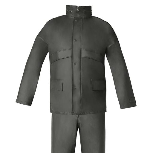 [15010035] Traje de Agua Impermeable Verde Poliuretano Talla 7-L