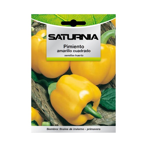 [8093639] Semillas Pimiento Amarillo Cuadrado (1.5 gramos) Semillas Verduras, Horticultura, Horticola, Semillas Huerto.