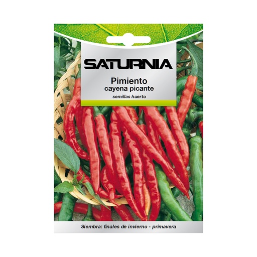 [8093731] Semillas Pimiento Cayena Picante (1.5 gramos) Semillas Verduras, Horticultura, Horticola, Semillas Huerto.