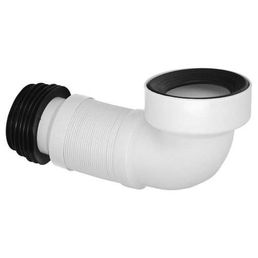 [4110310] Manguito Inodoro Extensible T-138  Acodado