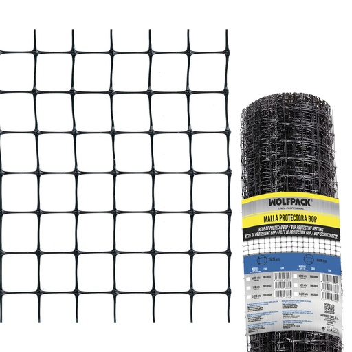 [8020404] Malla Protectora BOP 25 x 25 mm. 40gms/m2. 2 m. x 200 m.