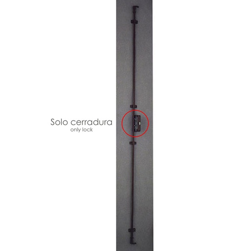 [3010250] Cerradura Falleba Sin Llave 93/ Marron