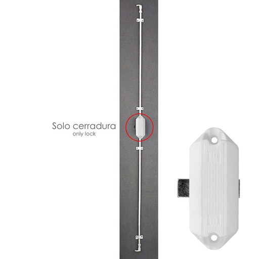 [3010251] Cerradura Falleba Sin Llave 93/ Blanco