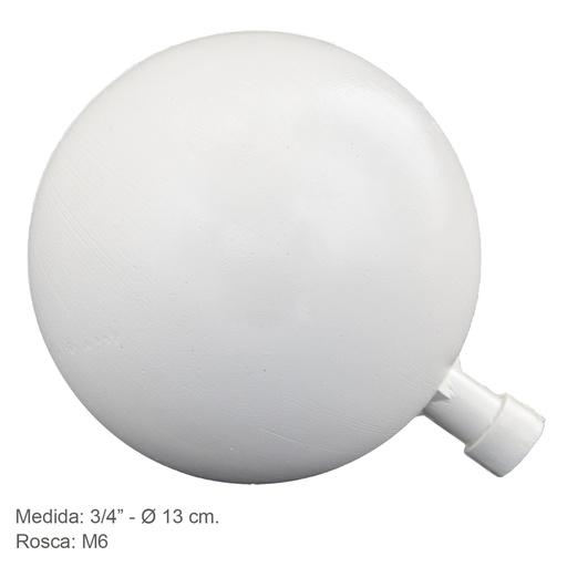 [4020223] Boya Plastico 3/4" x 13 Ø cm. Rosca M6