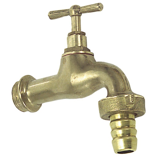 [4040076] Grifo Curvo Latón Pulido Con Racord 3/4"