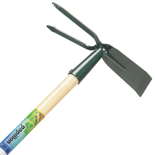 [8060291] Azuela / Horquilla Papillon Mango Madera 130 cm.
