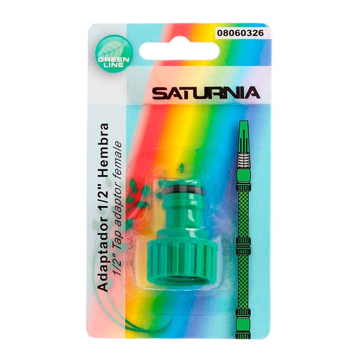 [8060326] Adaptador Manguera Plastico 1/2 Hembra  Blister
