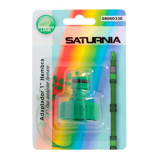 [8060330] Adaptador Manguera Plastico 1" hembra  Blister