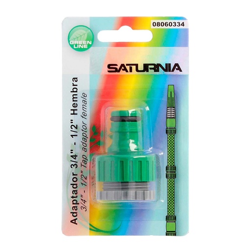 [8060334] Adaptador Manguera Plastico 3/4-1/2" Hemba Blister