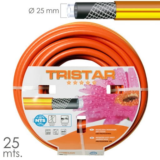 [8070660] Manguera Tricotado No Torsion 25 mm. - 1" Rollo 25 Metros