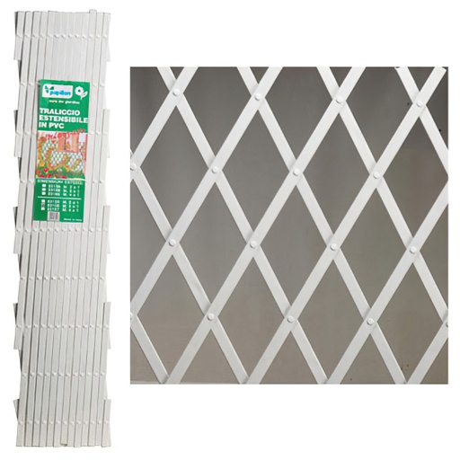 [8091530] Celosia Pvc Blanca Extensible 2x1 metros.