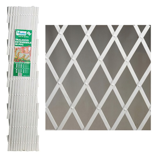 [8091550] Celosia Pvc Blanca Extensible 4x1 metros.