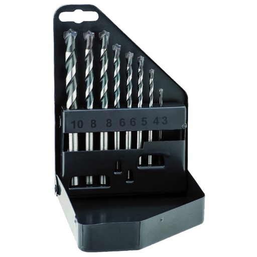 [9084045] Estuche Brocas Alpen Widia Profesional Beton 8 Piezas