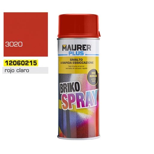 [12060215] Spray Pintura Rojo Claro Trafico 400 ml.