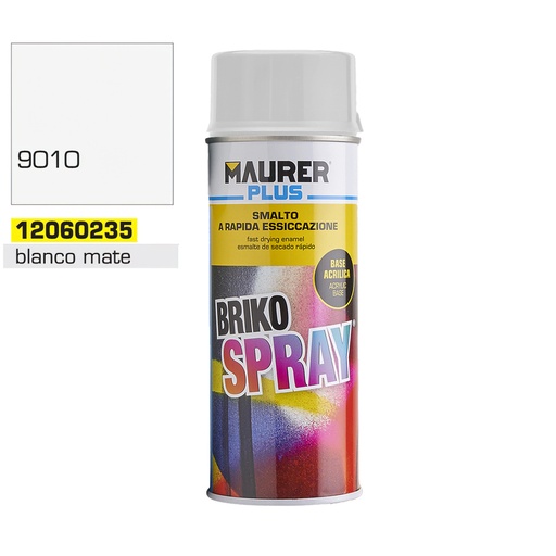 [12060235] Spray Pintura Blanco Mate 400 ml.